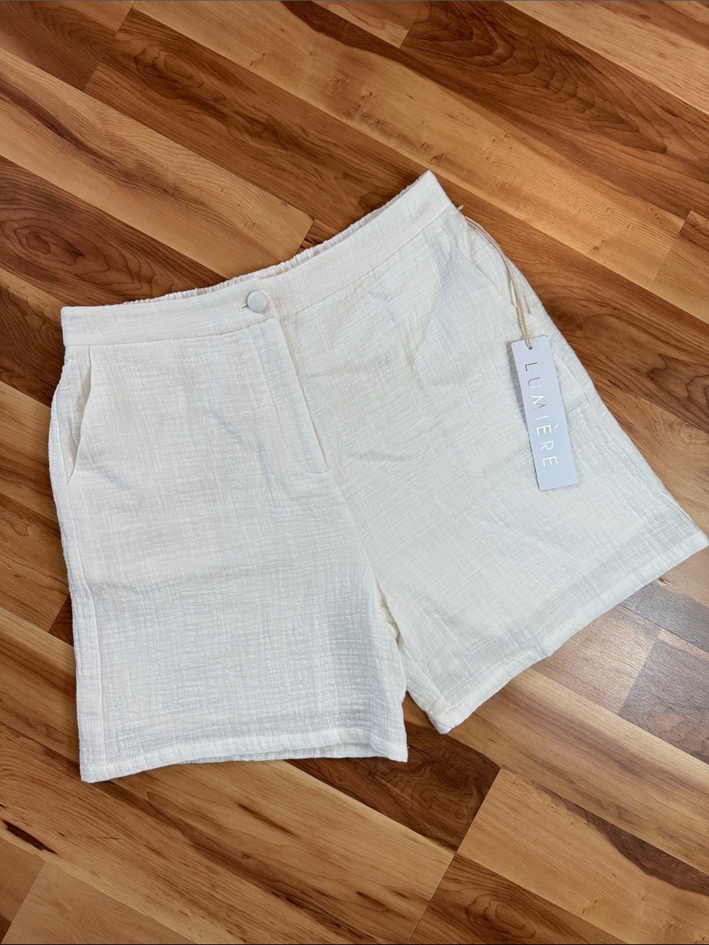 White gauze Women’s Shorts